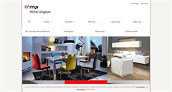 Desktop Screenshot of moebel-allgeyer.de